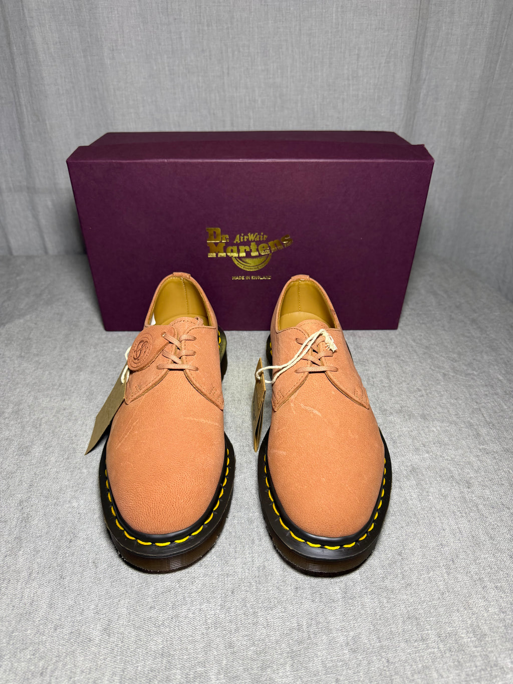 Dr. Martens x C.F. Stead 1461 Pink Savannah Nubuck Made in England EU 38 - New in Box
