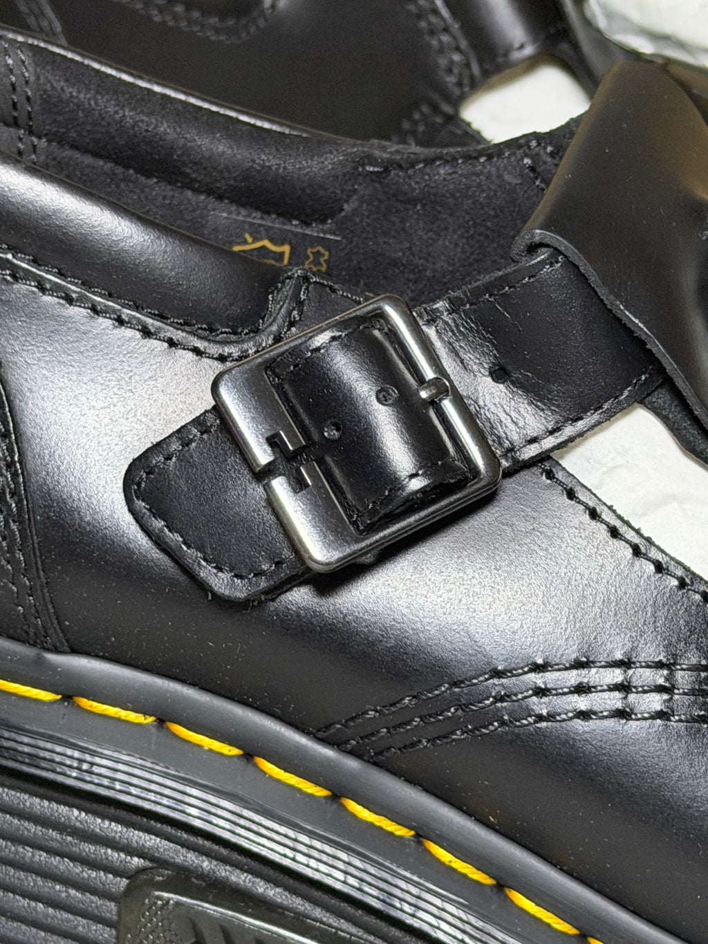 Dr. Martens Corran Mary Jane Platform Shoes - Black - EU 41 UK 8 US W 10