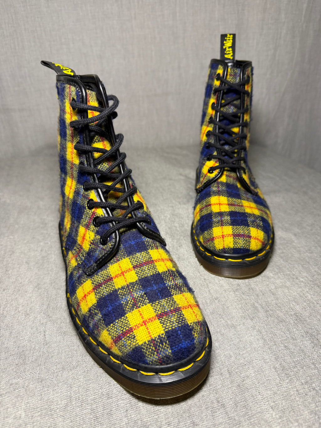 Vintage 90s Made In England Dr. Martens 1460
Tartan Plaid Boots (EU 37)