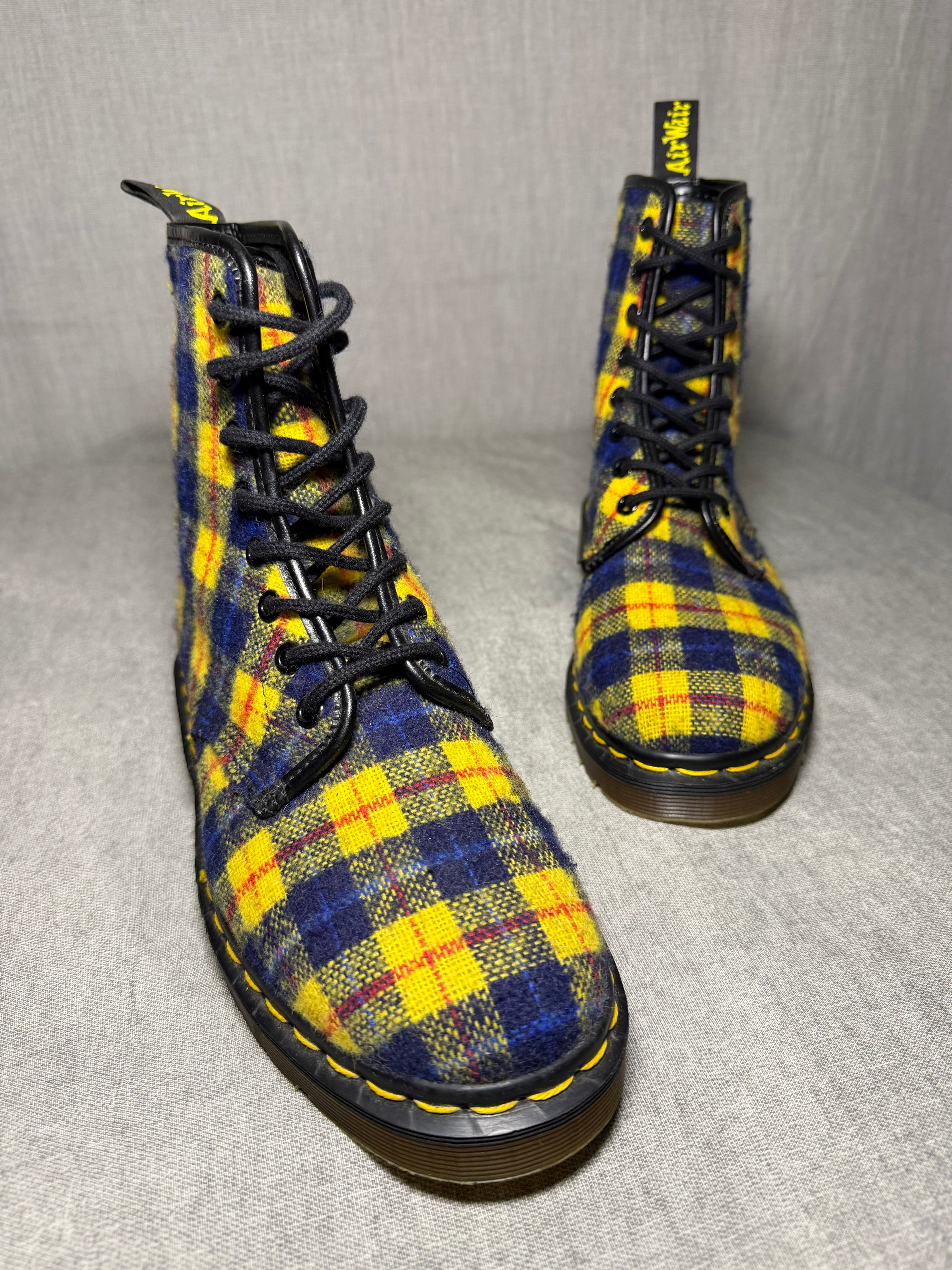Vintage 90s Made In England Dr. Martens 1460
Tartan Plaid Boots (EU 37)