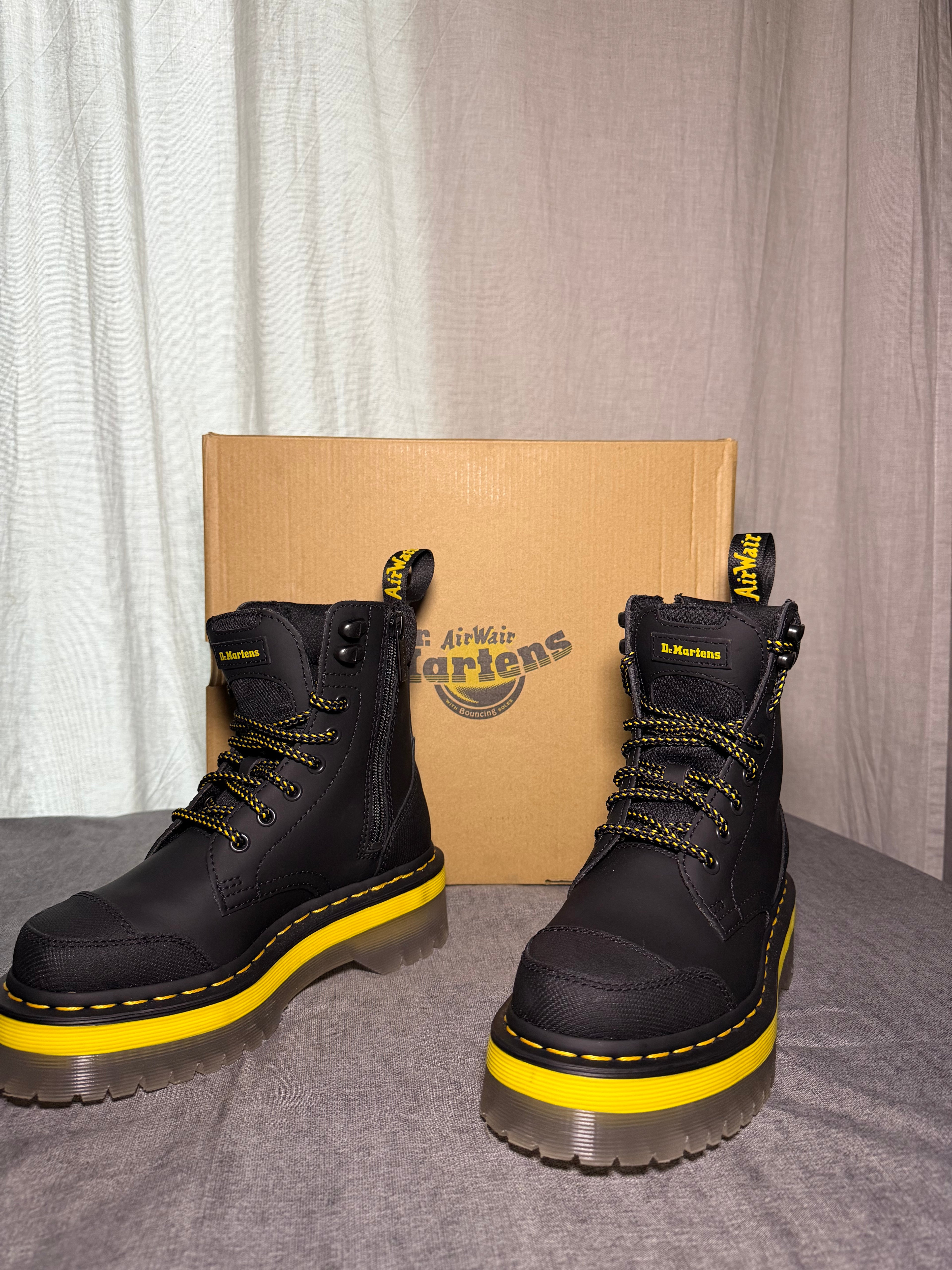 Dr. Martens Jadon Tech Black Platform Boots EU
36