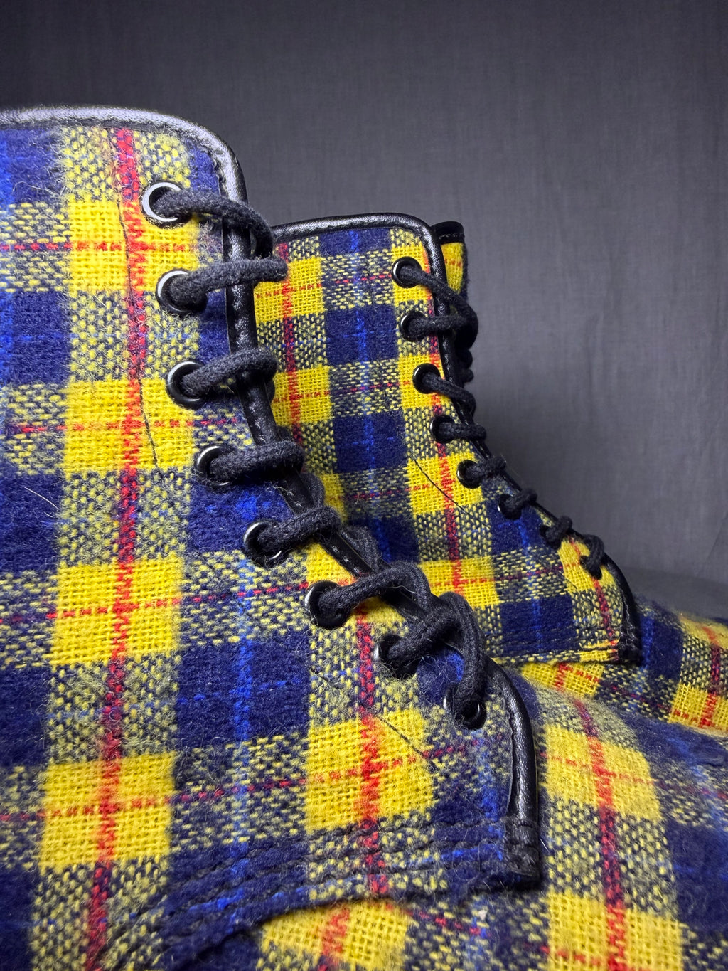 Vintage 90s Made In England Dr. Martens 1460
Tartan Plaid Boots (EU 37)