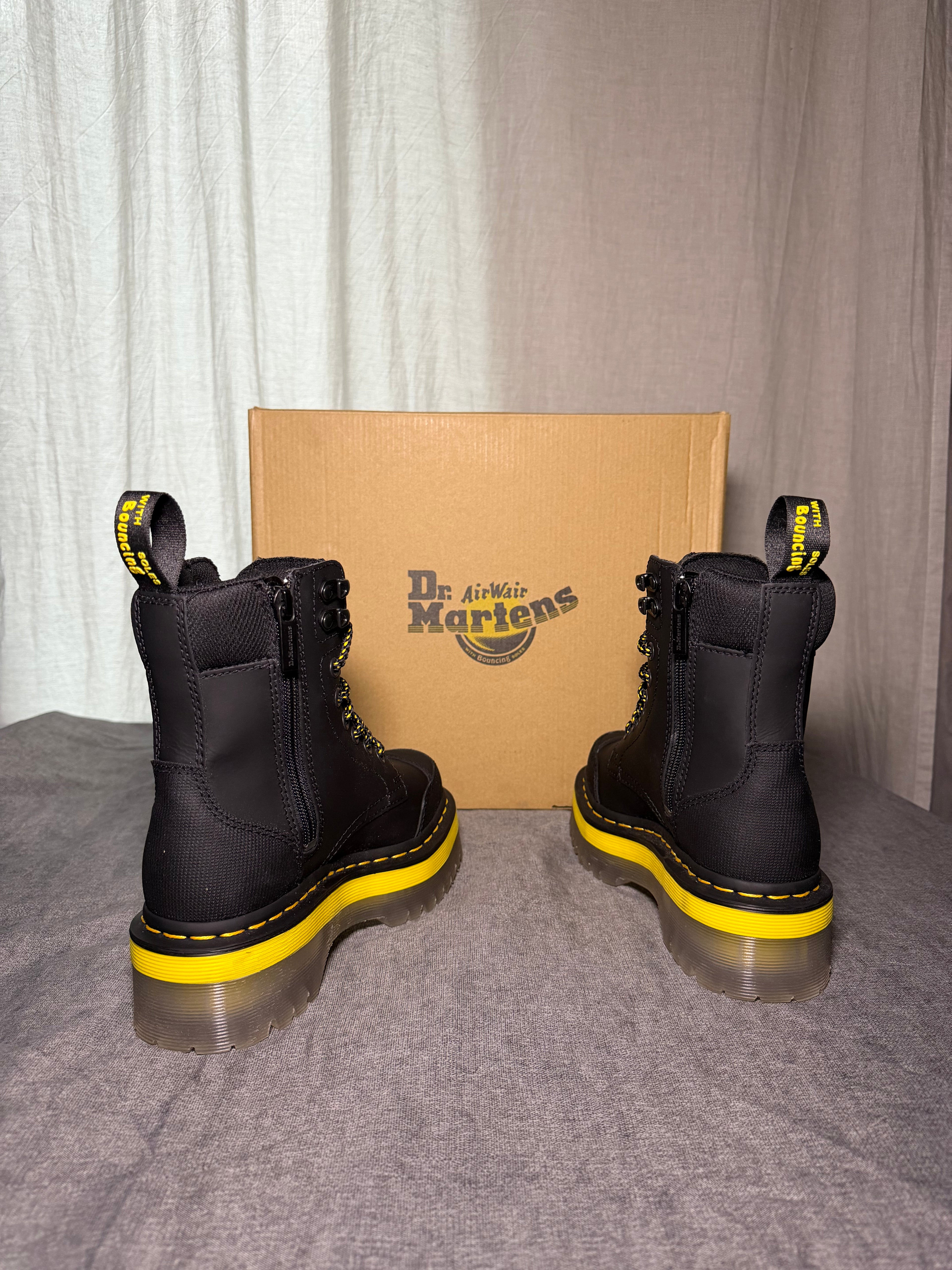 Dr. Martens Jadon Tech Black Platform Boots EU
36